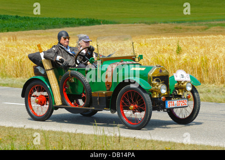 SWIFT-Zyklus-Auto, gebaut im Jahr 1914, Foto, aufgenommen am 13. Juli 2013 in Landsberg, Deutschland Stockfoto