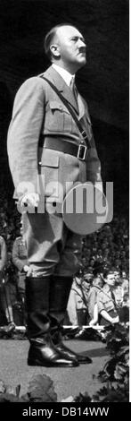 Nationalsozialismus / Nationalsozialismus, Nürnberger Reichsparteitag der Freiheit, 10. - 16.9.1935, Reichskanzler Adolf Hitler spricht zu der Hitlerjugend, Nürnberg, Stadtstadion, Nürnberg, Zusatzrechte-Clearences-nicht vorhanden Stockfoto