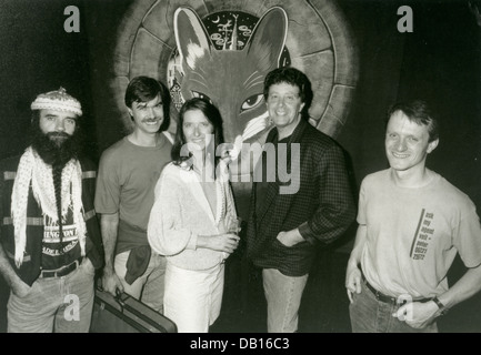 STEELEYE SPAN-Promo-Foto der UK folk-Gruppe über 1975 Stockfoto