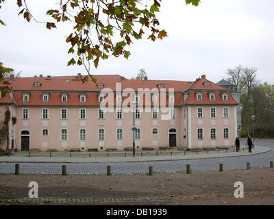 Das Bild zeigt das barocke Haus der Charlotte von Stein (1742-1827), ein Freund von Johann Wolfgang von Goethe in Weimar, Deutschland, 2005. Foto: Romain Fellens Stockfoto