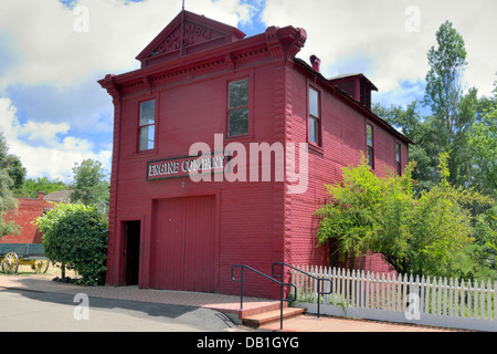 Die Feuerwache bei Columbia State Historic Park, California Gold Rush town Stockfoto