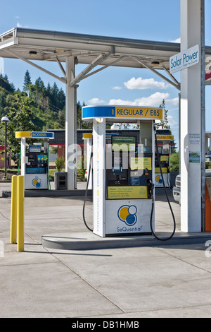 Biokraftstoffe-Service-Station. Stockfoto