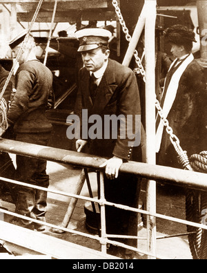 Scotts Antarktis Expedition Kapitän Scott auf der Terranova im Jahre 1910 Stockfoto