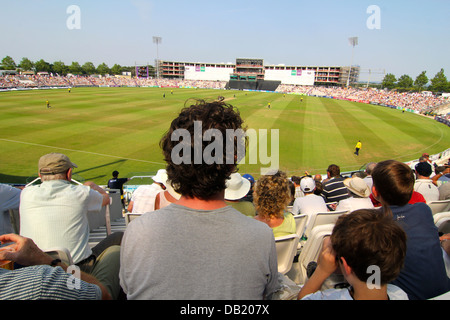 Menge an Hampshire Royals und Kent Spitfires Twenty20 übereinstimmen, Ageas Schüssel, Southampton, UK Stockfoto