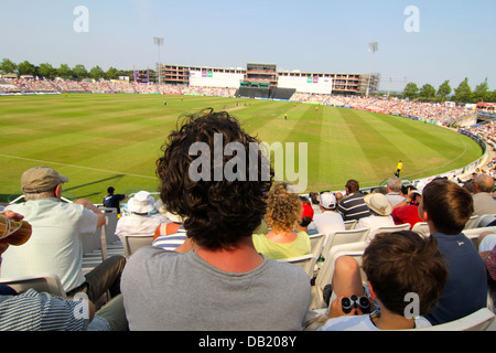 Menge an Hampshire Royals und Kent Spitfires Twenty20 übereinstimmen, Ageas Schüssel, Southampton, UK Stockfoto