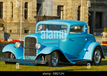 1932 ford drei Fenster Coupe Auto im Jahr 2013 nordwestlich Deuce Tage Hot Rod Show-Victoria, British Columbia, Kanada. Stockfoto