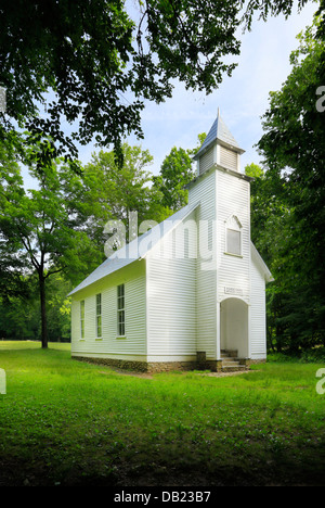 Palmer-Kapelle im Cataloochee Tal, Great Smoky Mountains National Park, North Carolina, USA Stockfoto