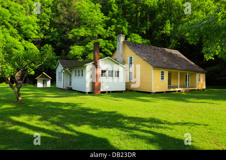 Palmer House in Cataloochee Tal, Great Smoky Mountains National Park, North Carolina, USA Stockfoto