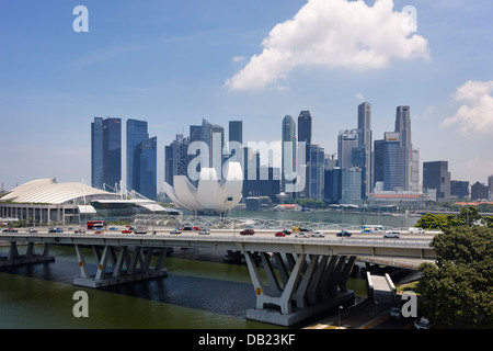Wolkenkratzer, Singapur. Stockfoto