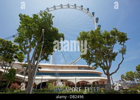 Singapore Flyer, das größte Riesenrad der Welt, Singapore. Stockfoto
