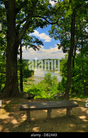 Shenandoah River Overlook, Murphy Kammern Farm Schlachtfeld, Harpers Ferry, West Virginia, USA Stockfoto