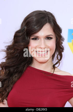 Erin Sanders Nickelodeon 2011 Kids Choice Awards statt an USCs Galen Center Los Angeles, Kalifornien - 02.04.11 Stockfoto