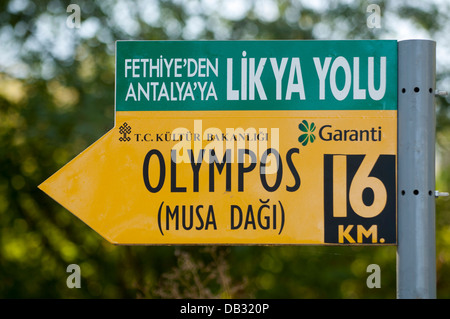 Asien, Ägypten, Provinz Antalya, der Lykische Weg (Likya Yolu) Bei Adrasan (Cavus Köyü) Stockfoto