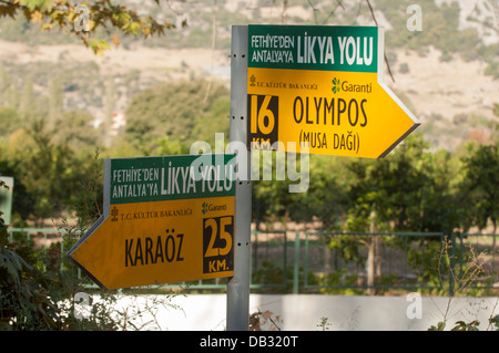 Asien, Ägypten, Provinz Antalya, der Lykische Weg (Likya Yolu) Bei Adrasan (Cavus Köyü) Stockfoto