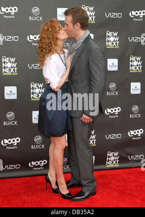 James Van Der Beek und Frau Kimberly Brook Logo 2011 "NewNowNext" Awards statt auf Avalon - Ankünfte Los Angeles, Kalifornien - 07.04.11 Stockfoto