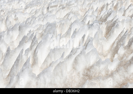 Eis- und Schneestrukturen, Penitentes, nieves penitentes, Penitente, Reserva Nacional de Fauna Andina Eduardo Abaroa, Bolivien, Südamerika Stockfoto