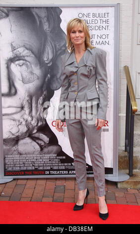 Robin Wright Uraufführung der "Verschwörer" Fords Theatre, Ankünfte Washington DC, USA - 10.04.11 Stockfoto