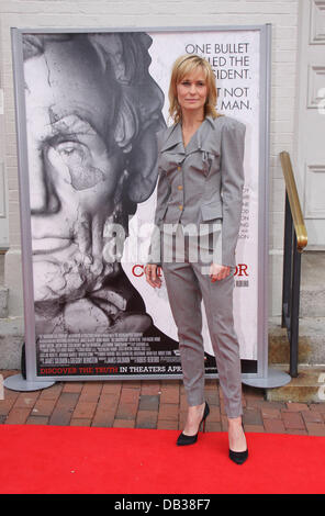 Robin Wright Uraufführung der "Verschwörer" Fords Theatre, Ankünfte Washington DC, USA - 10.04.11 Stockfoto