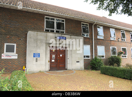 Stadt Polizei-Station, Winchester, Hampshire, UK Stockfoto