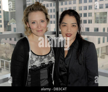 Isabelle Blais und Deborah Chow Special Screening von "The High Cost Of Living" in TIFF Bell Lightbox.  Toronto, Kanada- Stockfoto