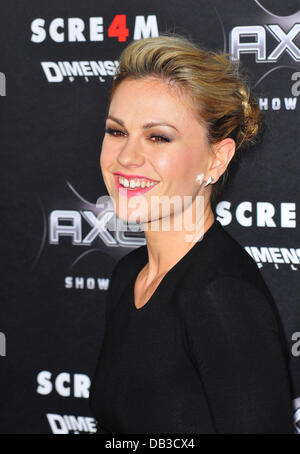 Anna Paquin im Ankunftsbereich für SCREAM 4 Premiere, Graumans Chinese ...