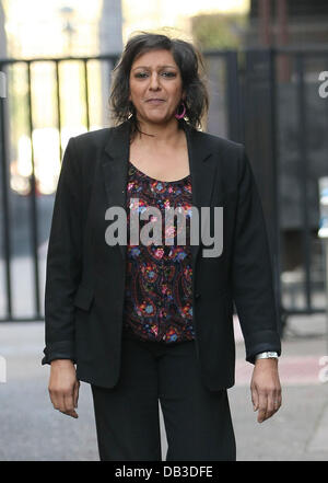 Meera Syal im ITV Studios London, England - 12.04.11 Stockfoto