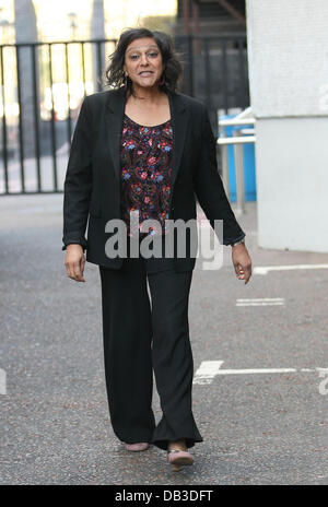 Meera Syal im ITV Studios London, England - 12.04.11 Stockfoto