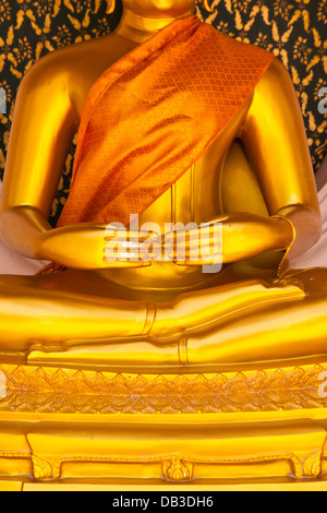 Hand des Buddha-statue Stockfoto