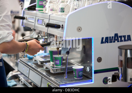 Lavazza-Kaffee in der Baseline The Championships Wimbledon 2013 Stockfoto