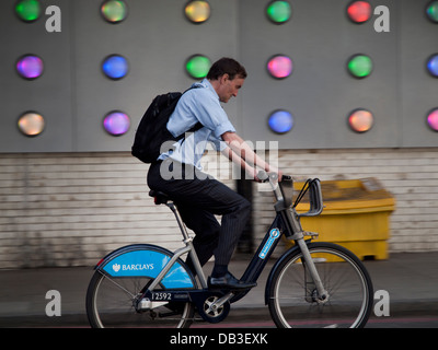 Radfahren in London Stockfoto