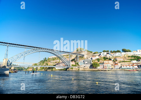 Dom Luis Brücke in Porto Portugal Stockfoto