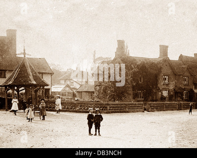 Hoxne Cross Street 1900 Stockfoto
