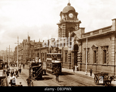 Nottingham Carrington Street und Midland Railway Station frühen 1900er Jahren Stockfoto