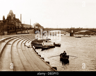 Nottingham Trent Bridge frühen 1900er Jahren Stockfoto