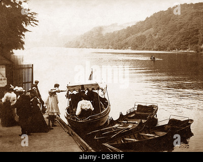 The Lake Rudyard frühen 1900er Jahren Stockfoto