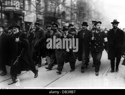Geographie / Reisen, Deutschland, Revolution, Januaraufstand in Berlin 4.- 12-1.1919, Additional-Rights-Clearences-not available Stockfoto