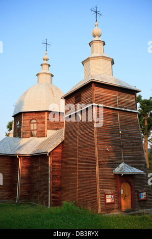 Kleinen griechisch-orthodoxen Kirche in Zlockie - kleines Dorf, in den Beskiden. Südpolen. Stockfoto