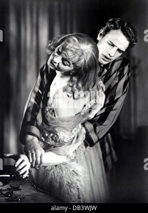 A STREETCAR NAMED DESIRE Warner Bros., 1951. Unter der Regie von Elia Kazan mit Vivien Leigh, Marlon Brando Stockfoto