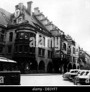 Geographie / Reisen, Deutschland, München, Gastronomie, Hofbräuhaus am Platzl, 50er Jahre, Zusatz-Rechteklärung-nicht vorhanden Stockfoto