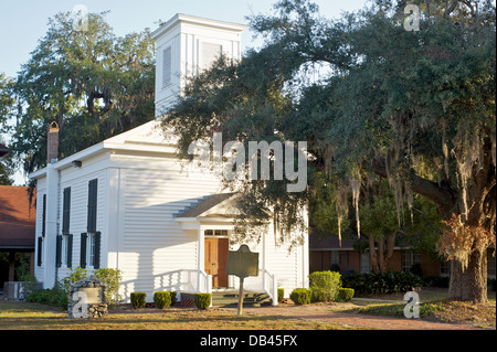 St. Marys Methodistenkirche. St. Marys, Georgia. Stockfoto