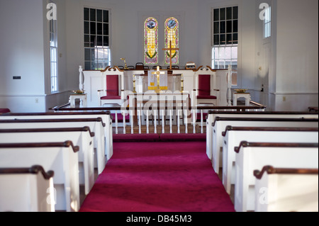 St. Marys Methodistenkirche. St. Marys, Georgia. Stockfoto