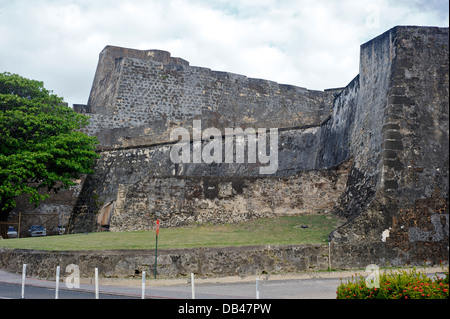 Schloss von San Cristobal, Old San Juan, Puerto Rico Stockfoto