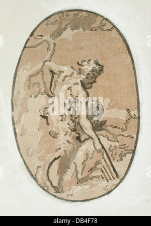 Pan, Nicolo Vicentino (Italien, Vicenza, aktive mid-16th Jahrhundert), Bernart (genannt Parmigianino) (Italien, Parma, 1503-1540) M. 88.91.239 Stockfoto