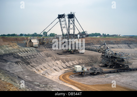 Tagebau (surface mine) Deutschland Stockfoto