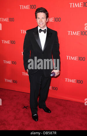 Mark Wahlberg Time Magazine feiert die Time 100 Ausgabe, Liste der hundert meistens Supermacht der Welt, am Haus der Jazz at Lincoln Center - Ankunft New York City, USA - 26.04.11 Stockfoto