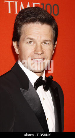 Mark Wahlberg Time Magazine feiert die Time 100 Ausgabe, Liste der hundert meistens Supermacht der Welt, am Haus der Jazz at Lincoln Center - Ankunft New York City, USA - 26.04.11 Stockfoto