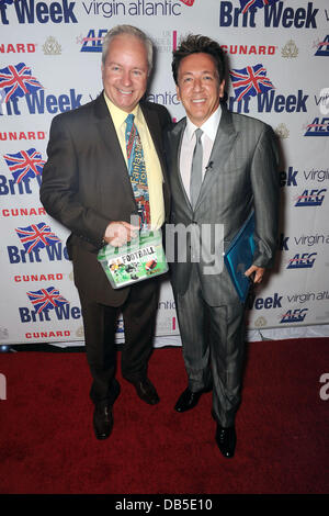 Alex Hyde-White und Ross King BritWeek Fundraising Gala statt auf das Event Deck bei La Live Los Angeles, Kalifornien - 28.04.11 Stockfoto