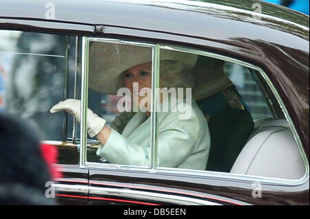 Camilla, Herzogin von Cornwall die Hochzeit von Prinz William und Catherine Middleton - Mall London, England - 29.04.11 Stockfoto