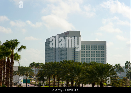 Hilton Hotel auf der Orange county Convention Center (International Drive) Orlando, Florida. Stockfoto