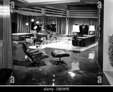 Film, 'Murder Party' (Das Moerderspiel), Deu/Fra 1961, Regie: Helmut Ashley, Drehort, Drittanbietern - Permissions-Neccessary Stockfoto